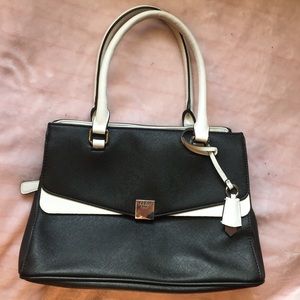 Black and White Roomy Guess Handbag